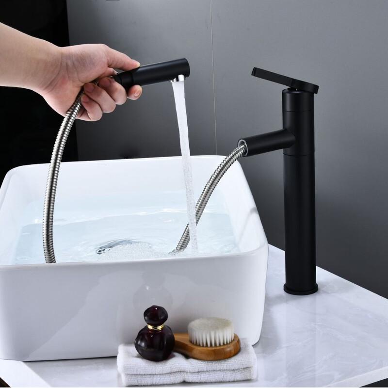 

TLXT Rotatable Hot & Cold Pull-Out Basin Faucet