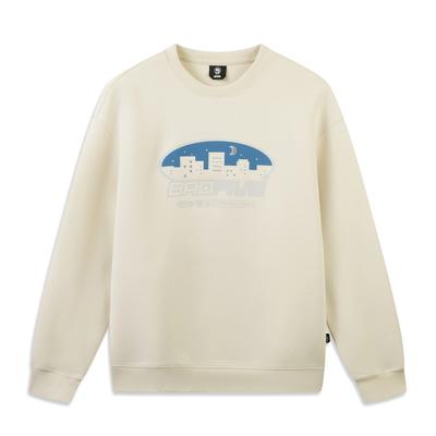 Men's Basketball Collection Sweatshirts Men's Xuan Paper White Crew Neck Moderate