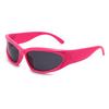 New Y2K Sports Punk Sunglasses Women Designer Square Goggle Men Luxury Brand Sun Glasses UV400 Colorful Mirror Fashion Eyewear
