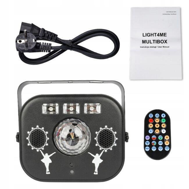 LIGHT4ME MULTIBOX multi-effect LED disco ball laser
