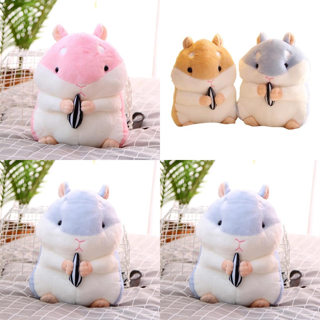Super Cute Plush Hamster Stuffed Toy Adorable Soft Doll With Pp Cotton Filling Available In Various Colors