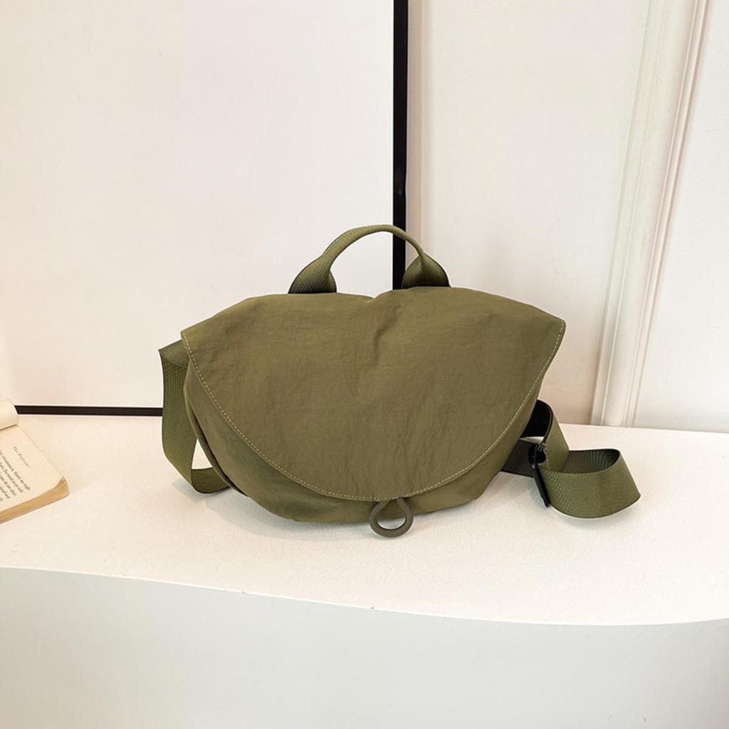 Nylon Fabric Shoulder Bag  High Capacity Women's Crossbody Messenger Pouch Leisure Versatile Shoulder Hobos Bag for Working