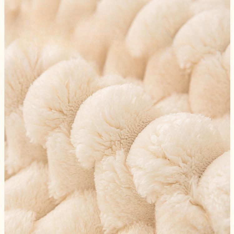 Plush Sofa Cushion Winter High-Grade Non-Slip Winter Thickening Genuine Leather Seat Cover Cover Cloth