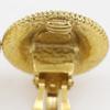 CHANEL COCO Mark Earring vintage Plated Gold 16.6g Women Used