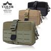 TAILOR JAPAN Medical Pouch, Disaster Preparedness, First Aid, Large Capacity, Outdoor, Fishing, Smartphone, Small Item Storage, Velcro Closure, 1000D