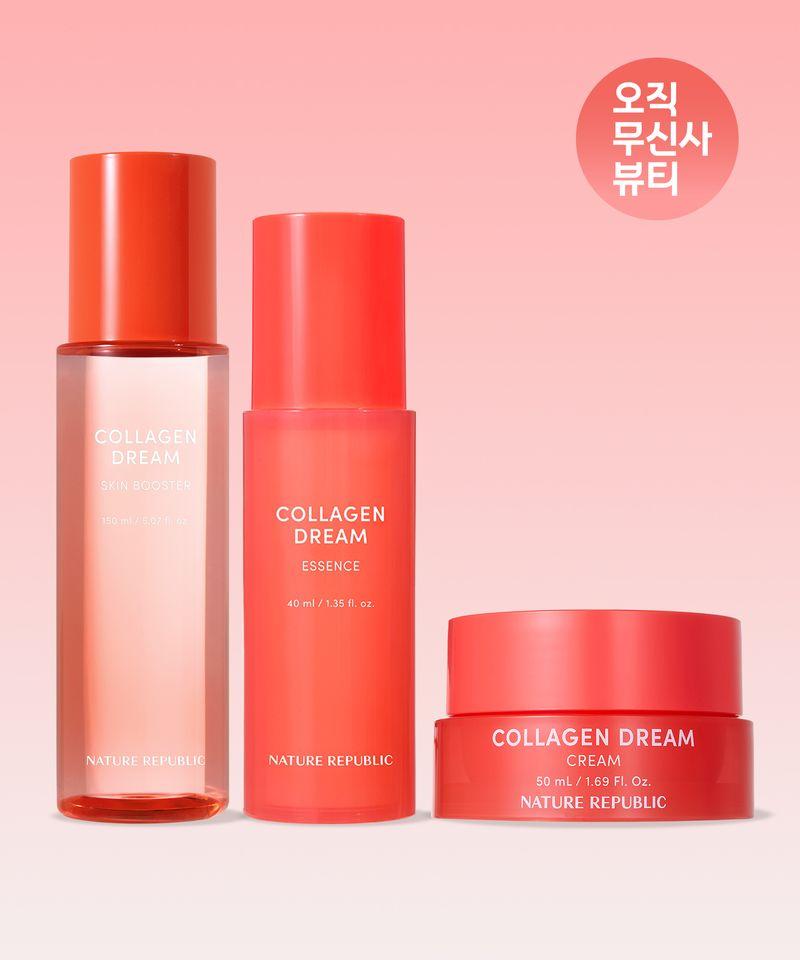 Collagen Dream Skin Booster + Essence + Cream (150ml + 40ml + 50ml)