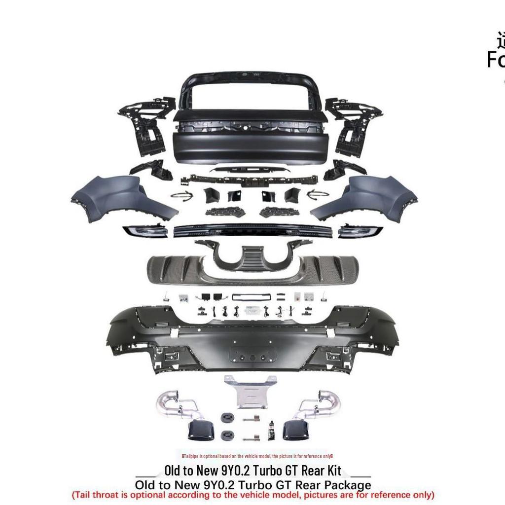 18-23 Cayenne 9Y0.1 to 9Y0.2 Turbo GT Rear Kit