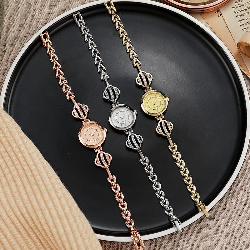 Ladies Bracelet Watch, Three Colors, Simple Thin Bracelet, Exquisite Watch, Watch Metal Women'S Watch