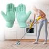 Multipurpose Dust Collection Gloves Soft Absorbent Corals Fleece For Home Cleaning Tasks Gentle On Furniture Surfaces
