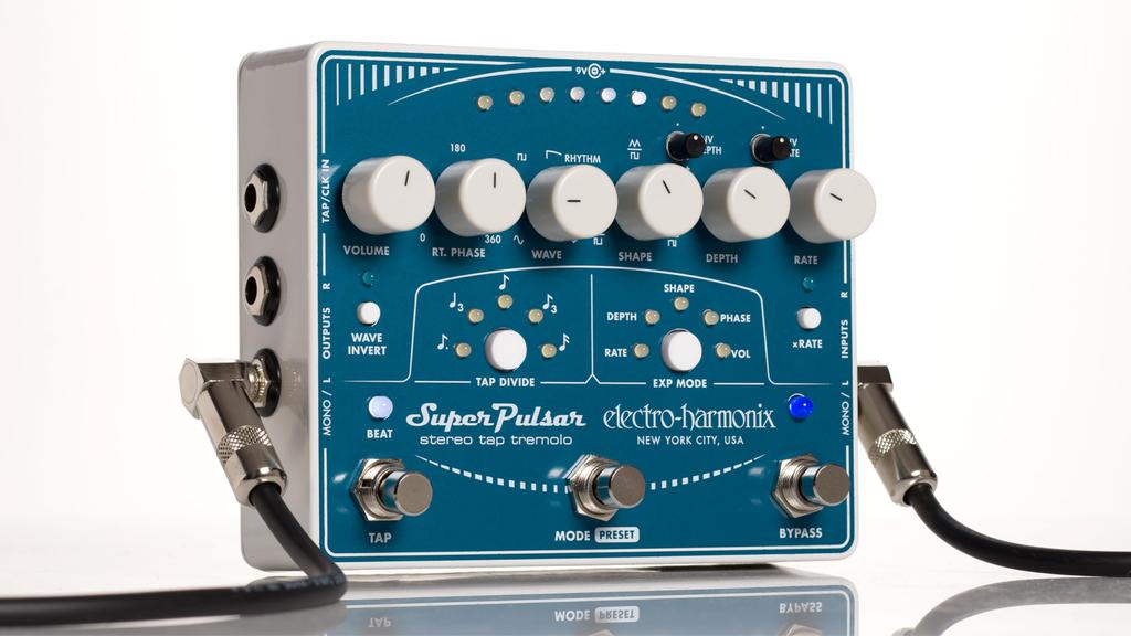 Effektor Stereo Tap Tremolo Super Pulsar electro-harmonix electro-harmonics []