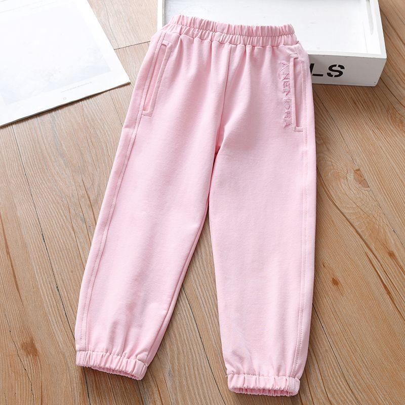 Girls' Pants Children's Clothing Spring Sports Pants Girls' Baby Pants Casual Sanitary Pants