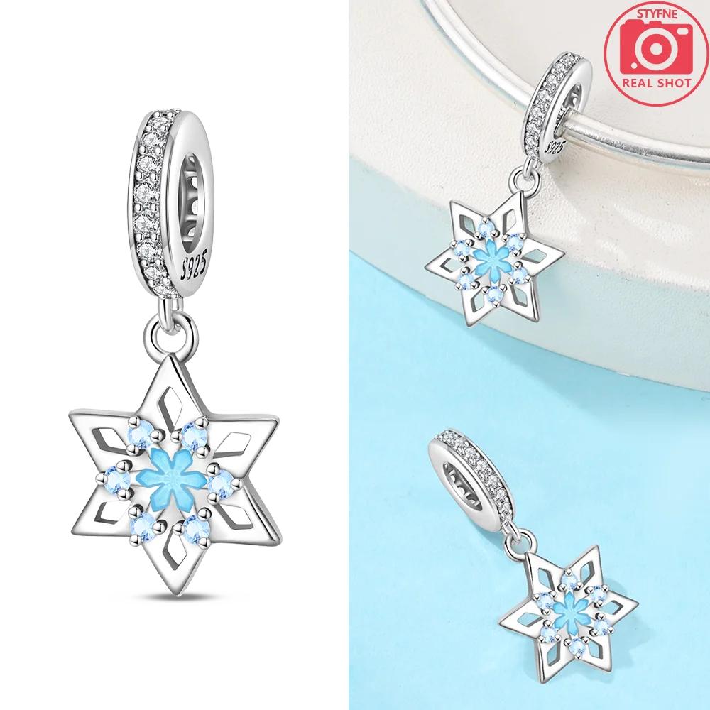 Blue Hermit Crab Butterfly Star Moon Pendant Floral Perfume Bottle Originalcopper Bead Fit Bracelet Women Jewelry Gift Set
