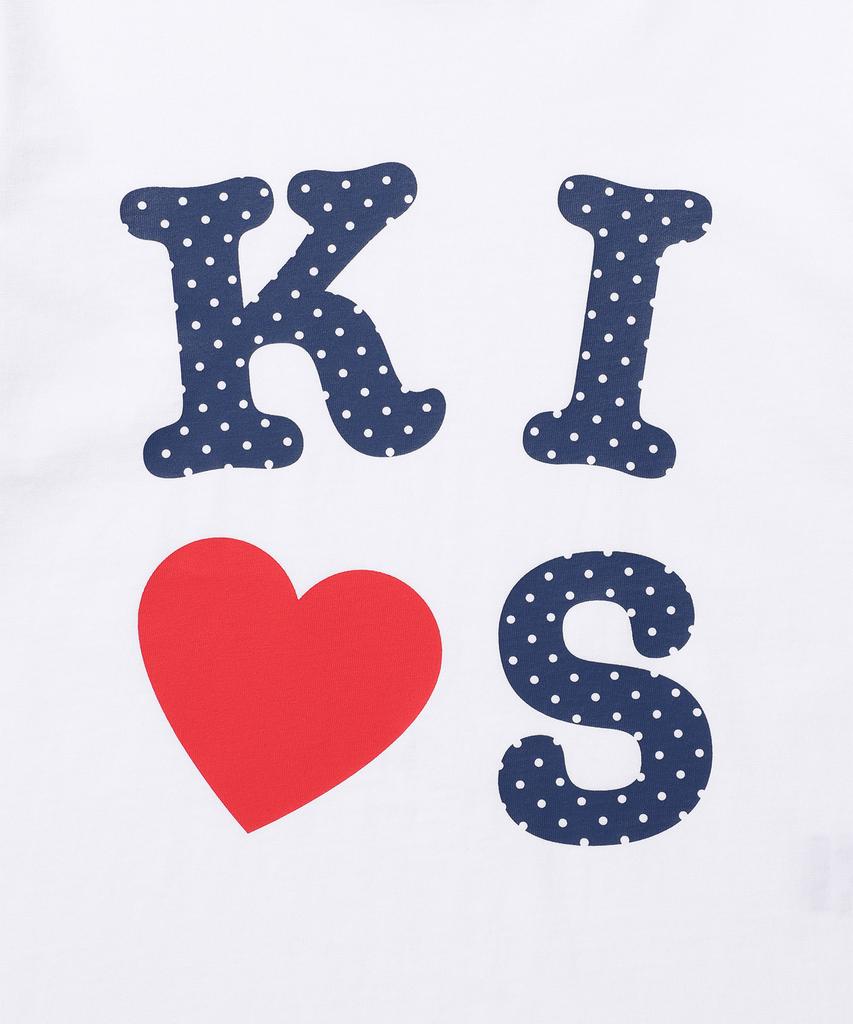 Kimseupeulesikoteunmakes Kiss Mar Dart Logo T-Shirt White