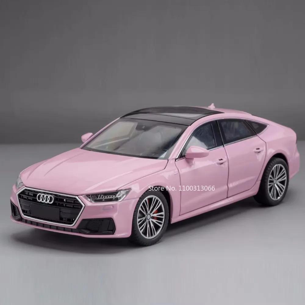 

1:Игрушки-модели автомобилей из сплава масштаба 24 A7 A8, колесо с инерционным механизмом, модели автомобилей со светом и звуком, коллекция транспортных средств, игрушка для подарков парню