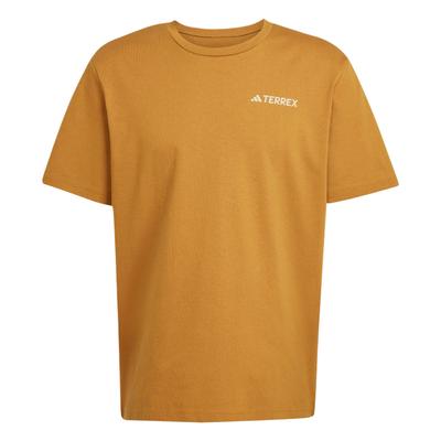 Terrex Fashion Simple Loose Pullover Round Neck Short Sleeve T-Shirt Men Tops Rock-Layer-Bronze Detective-Gold JY4835