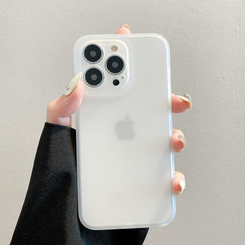 Translucent for Apple Liquid Silicone Phone Case 14 for IPhone 15 Promax All-Inclusive Anti-Fall