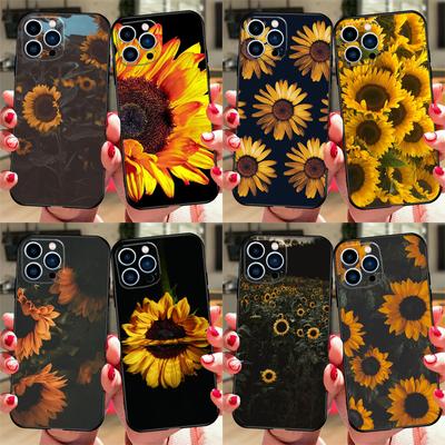 Custodia per telefono Sunny Sunflower per iPhone Samsung Galaxy Redmi Xiaomi Oppo OnePlus Note SA 7 8 9 10 11 12 13 14 20 21 22 23 53 54 Pro Max Plus Ultra