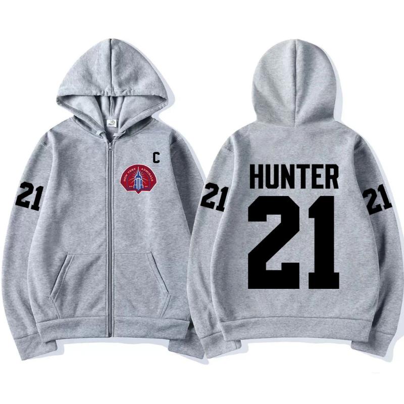 Heated Rivalry Scott Hunter 21 New York Admirals Merch Zipper Hoodies Men Women Clothing Zip Up Sweatshirts Long Sleeves Jackets