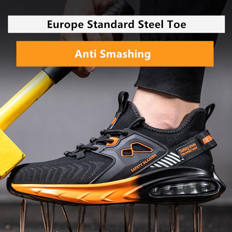 Легкая неразрушимая обувь для мужчин с защитой от проколов. Удобная рабочая обувь — фото 3