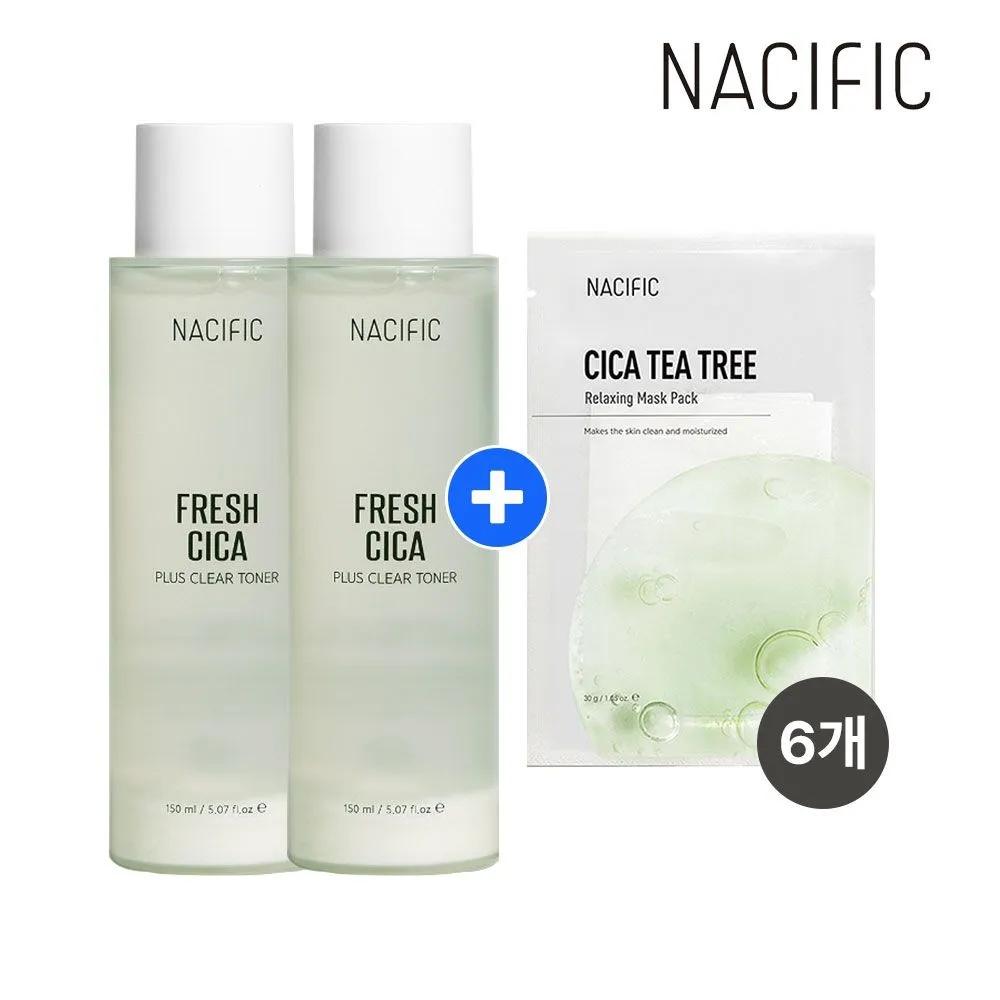 NACIFIC Fresh Cica Plus Clear Toner 150ml x 2