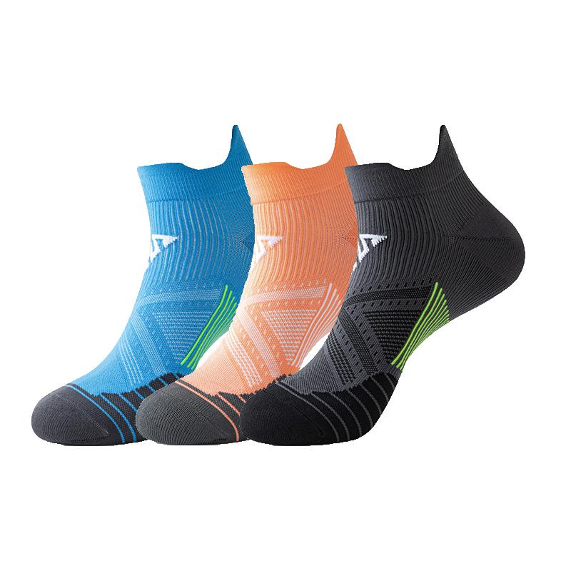 3 paires/Lot Chaussettes Femme Homme Compression Respirantes Basketball Sports Cyclisme Course Chaussettes Serviette Chaussettes Tube Haute Élasticité