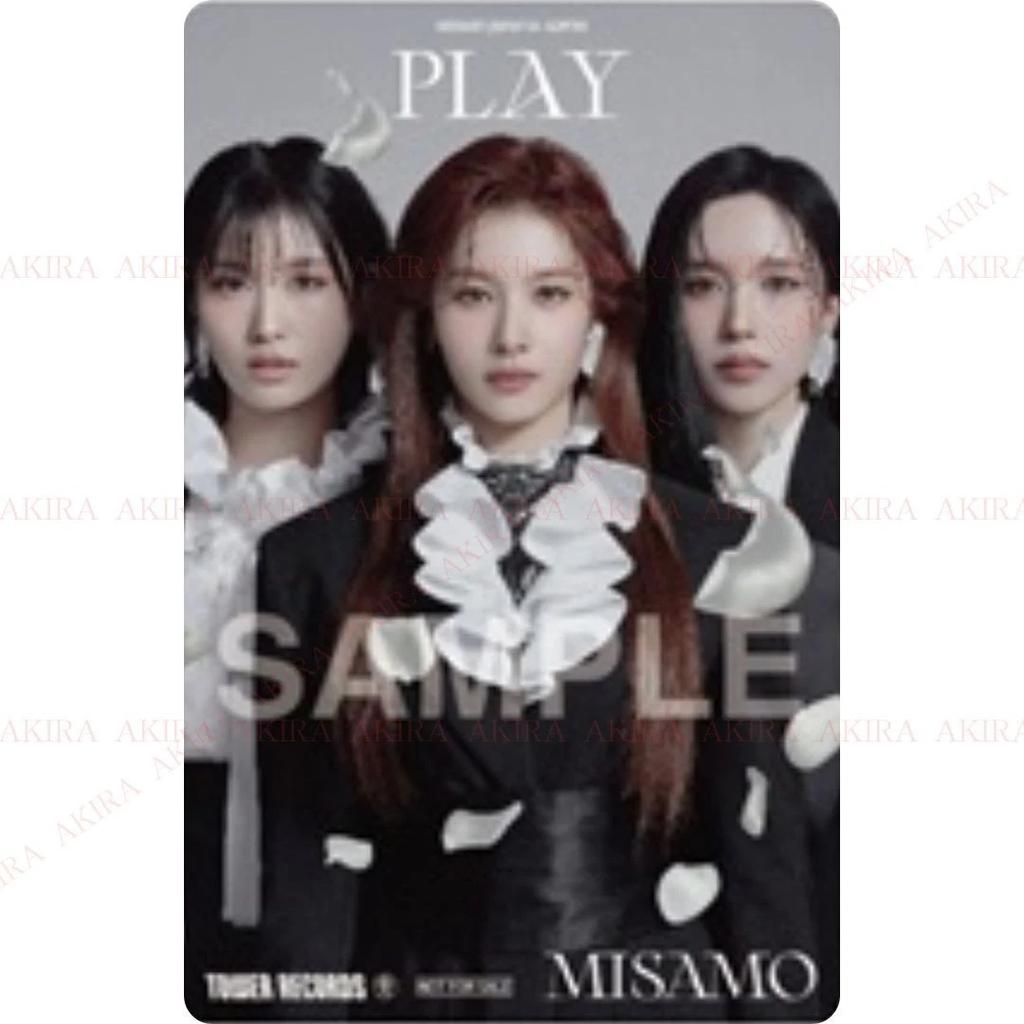 PRE-ORDER TWICE MISAMO JAPAN 1st ALBUM PLAY JAPAN STORE BENEFITS PHOTO CARD OFFICIAL TOWER RECORDS HMV ONCE JAPAN JYP JAPAN