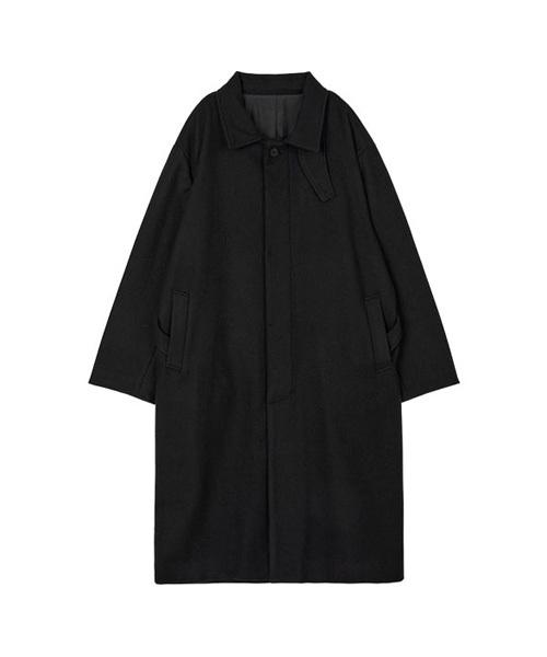Bymono [Big Sizes Xl-6Xl] Mono Urban High-Neck Oversized Long Coat