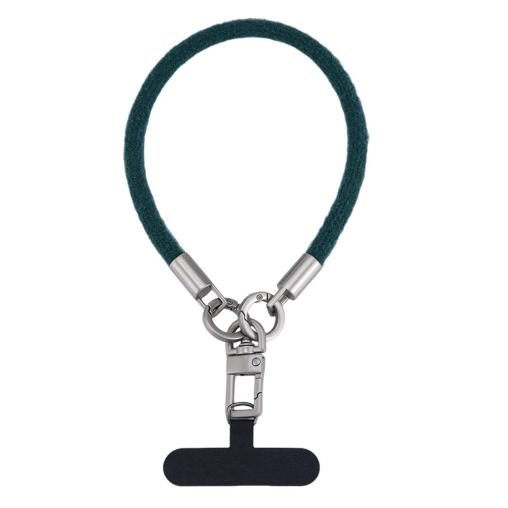 Custom Eco-Friendly Durable Mobile Phone Hand Wrist Lanyards Keychain Sports Polyester Woven Short Wrist Strap Lanyard Phone