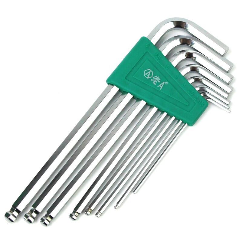 LAOALA S2 Steel Ball-End Hex Key Set (8-Piece)