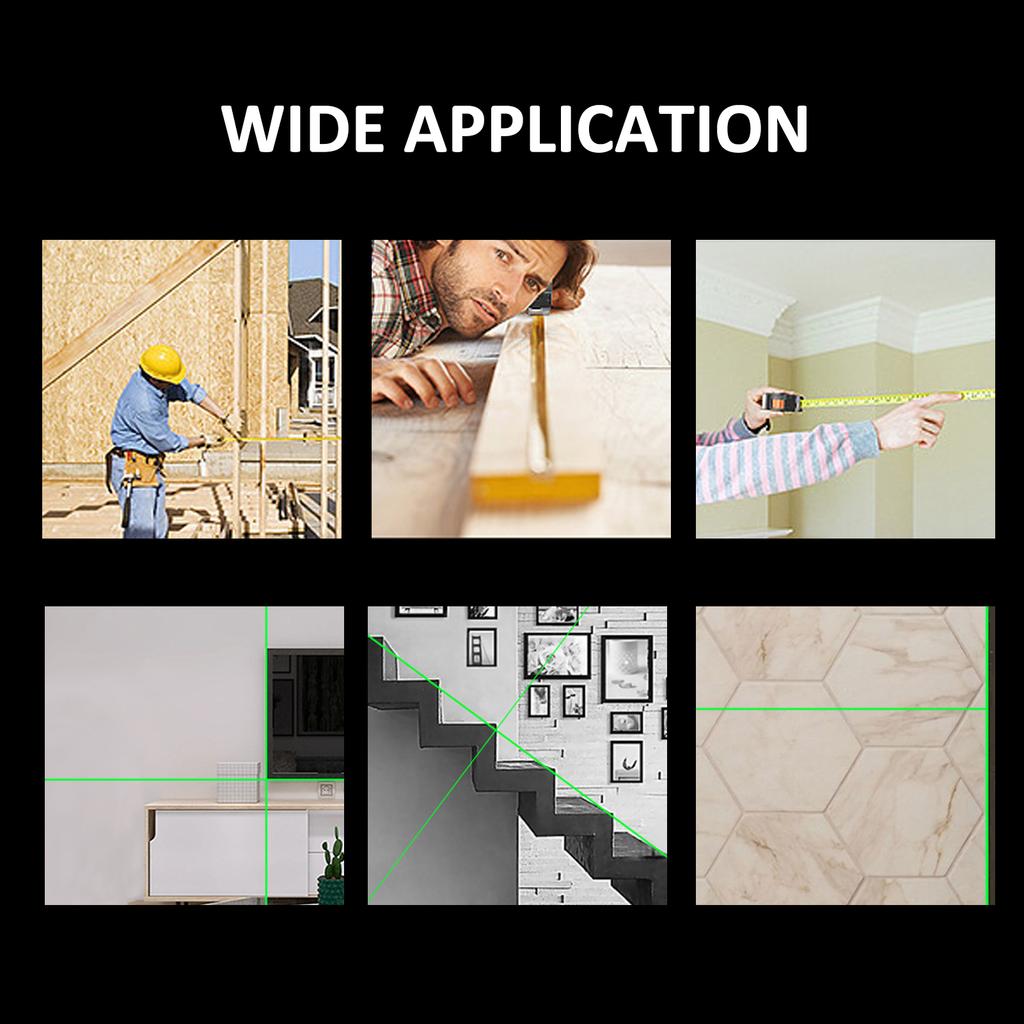 Mini Level Tool Set 4 In 1 Portable Small Bubble Level Magnetic Pocket Level T Level String Level Circular Level