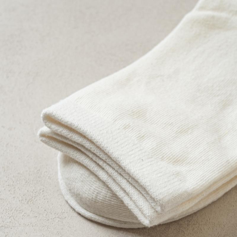 Monfoot Men S baSic Mid Calf SockS White