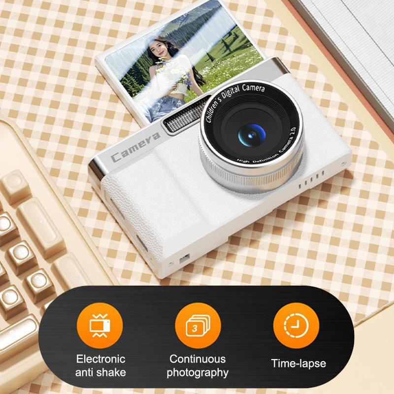 Ccd Digital Camera Travel 180°Flip Screen Selfie Camara 96Mp Autofocus 8X Zoom Entry-Level Kids Camara Portable Card Camera