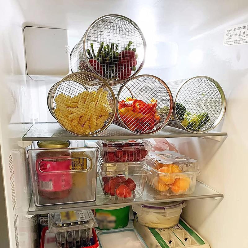 Stainless Steel Barbecue Cooking Grill Grate Outdoor Round BBQ Campfire Grill Grid Camping Picnic Cookware