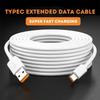 10Meters USB A To Type C Extension Charger Wire Cord Fast Charging Cables for Samsung Laptop Camera Extra Long Data Cable
