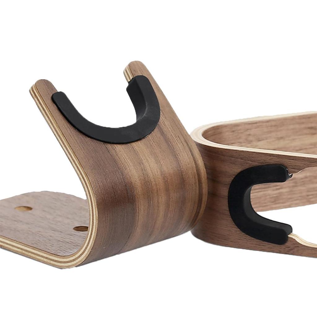 Wooden Hook for and Skateboards Wall-mounted Ukuleles, Guitars, (ukulele Stand)