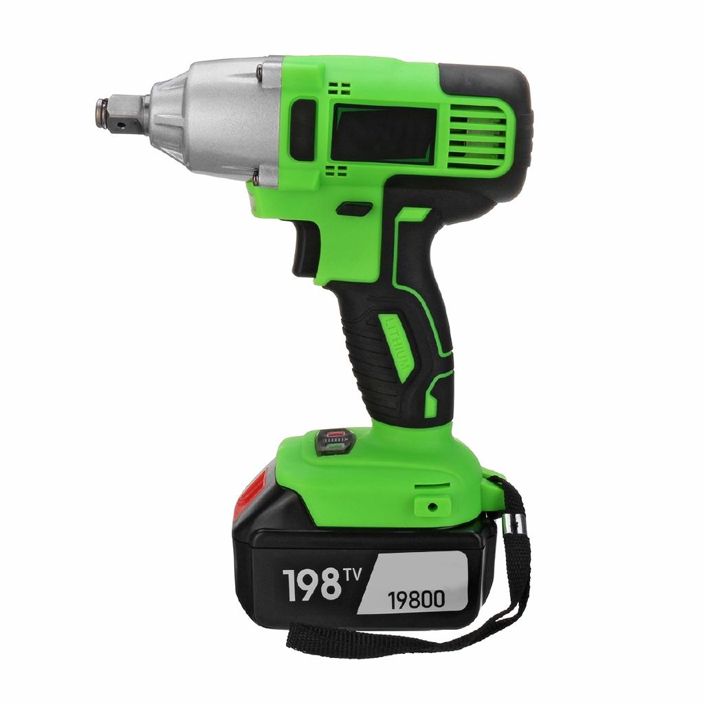 19800mAh 198VF Multifunctional Infinitely Variable SpeedImpact Impact Wrench 220-240V
