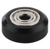 10Pcs CNC Wheel Pulley POM with Bearings 5mm Bore for 3D Printer (L)