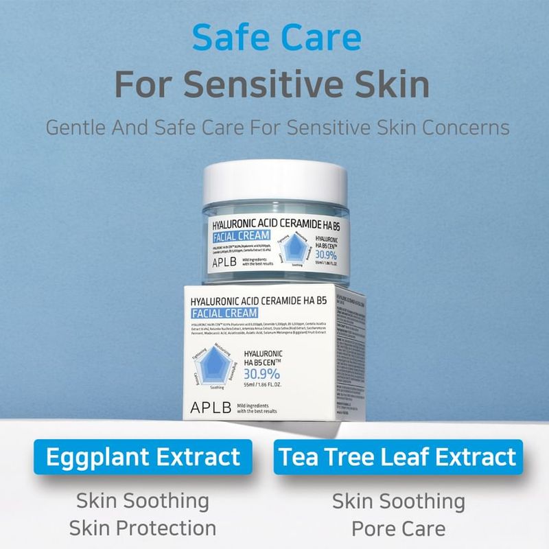 APLB Hyaluronic Acid Ceramide HA B5 Facial Cream