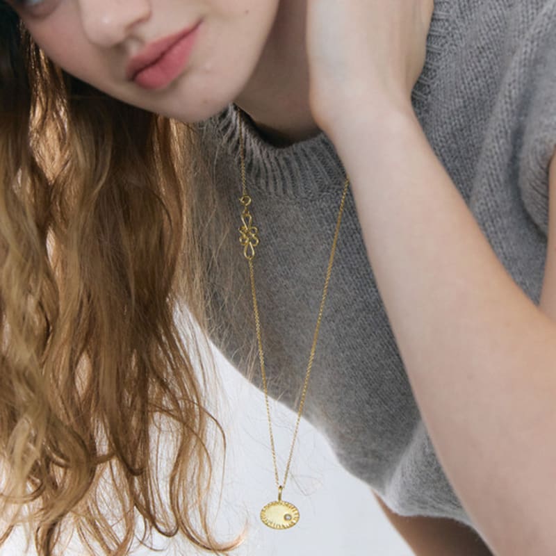 OudStudio Pleats Necklace_Gold