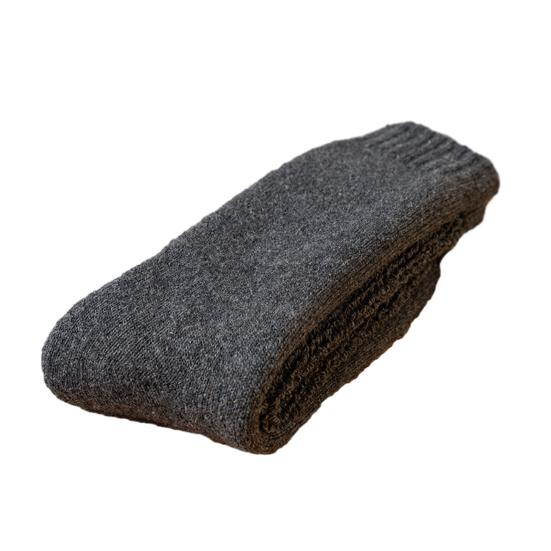 Herren Wollmischsocken Dehnbare Verdickte Freizeitsocken mit Elastischen Bündchen Warme Winterstiefelsocken für Arbeit Wandern Tägliche Erledigungen