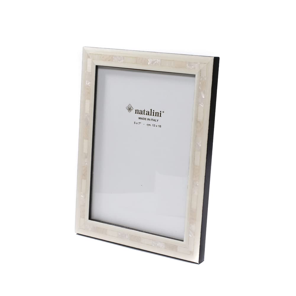 Natalini Photo for Interior Photo Holder Frame, Italian-made, Handmade, White, Wooden, Decor,