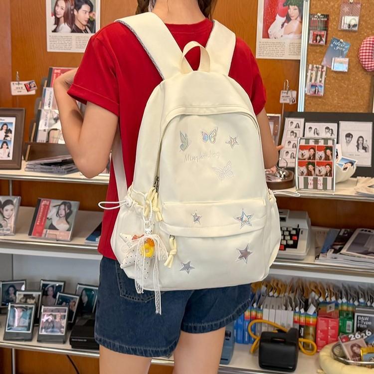 Schoolbag wholesale new Japanese ins schoolbag girls junior high school simple versatile girls college backpack lightweight backpack