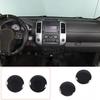 Glossy Piano Black Volume Adjustment Knob Trim Sticker For Nissan Frontier 05-21