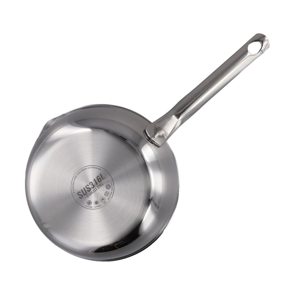 Frying Eggs Daily Cooking Tasks L Mini Egg Pan 316 Stainless Steel Cooking Skillet Butter Melting High Heat Conduction