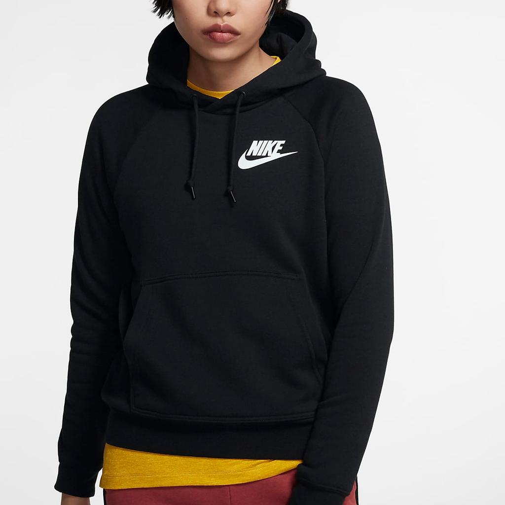 Nike Logo Letter Hoodie Women hoodies Black CW6419-010
