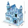3D puzzle Ice Castle & fantasy castle for princess girls, DIY educational kid's 3D puzzle Christmas/Black Friday/birthday gift