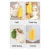 Yousheng Cat Self Groomer Pineapple Shape Cat Wall Corner Massage Comb with Catnip Cat Face Scratcher Grooming Brush for Long Short Fur Cats Dogs