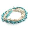Synthetic Turquoise 14mm Starfish Spacer Beads for DIY Jewelry.