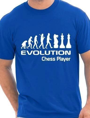 Evolution Of Chess Player Funny Adult Mens T-Shirt Birthday Gift Size S-XXL L