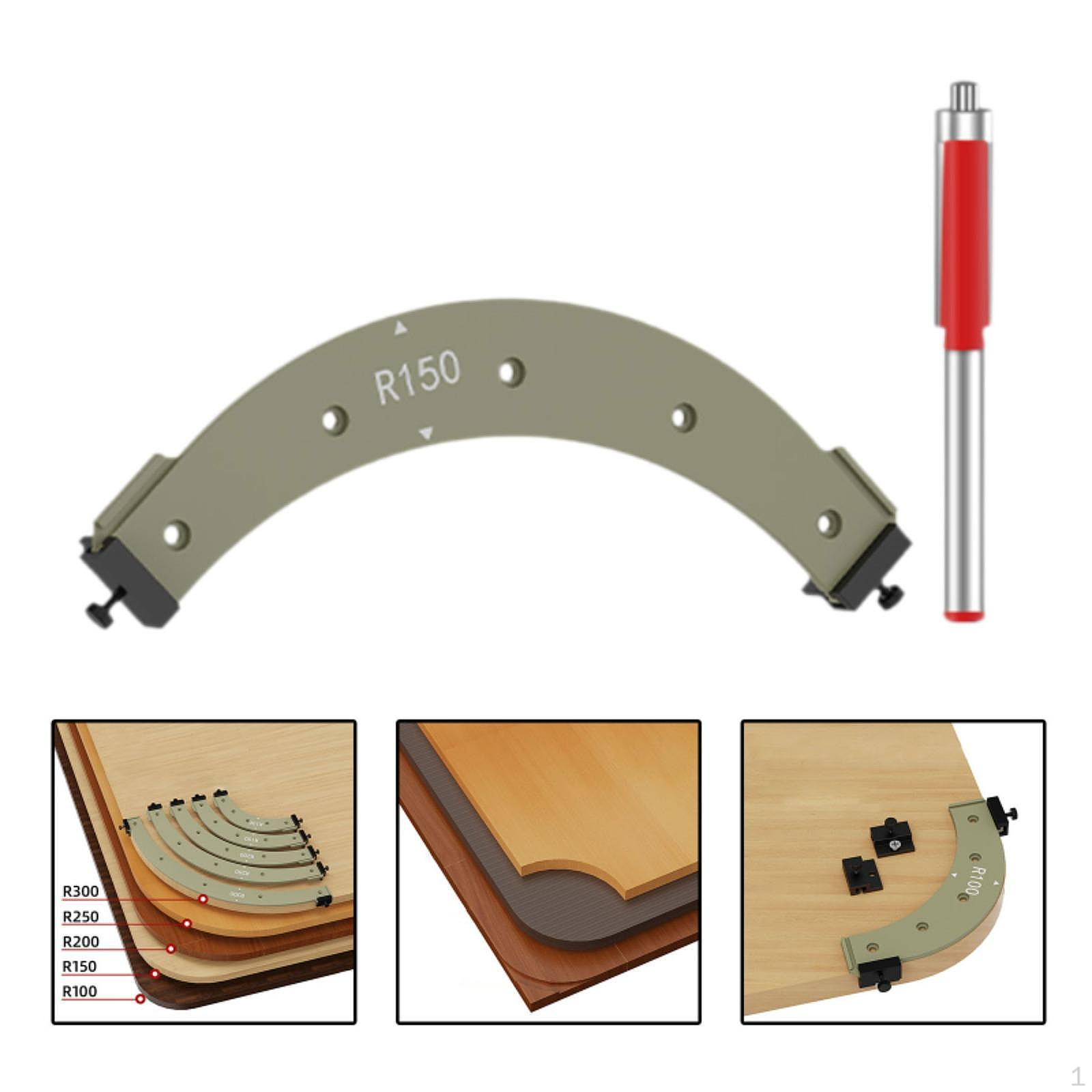 

Шаблоны угловых радиусов для деревообработки, фрезерный кондуктор, гардероб R150